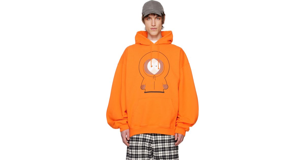 【VETEMENTS】オレンジ Kenny オーバーサイズ フーディ Kenny Oversized Hoodie Orange | The Webster