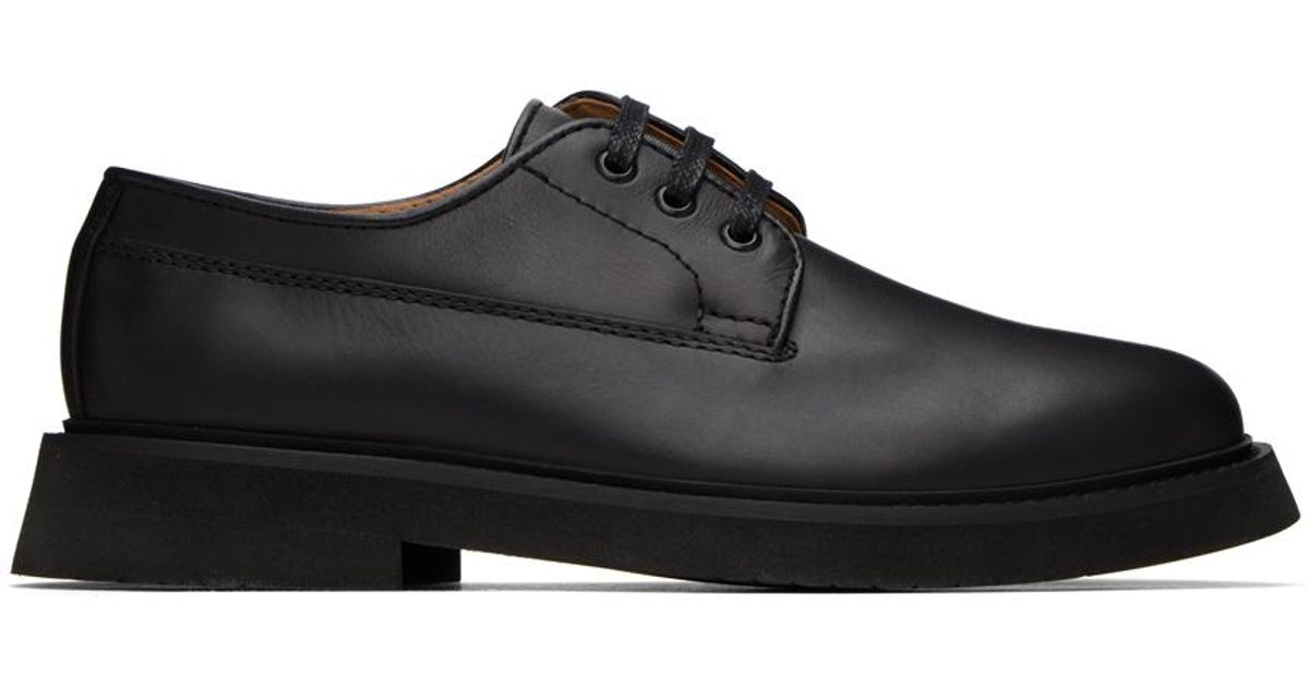 A.P.C. Black Leather Derby Shoes with Buckle A.P.C APC Leather Lace Up Derby Shoes Black US SIZE 7 | eBay main image 2
