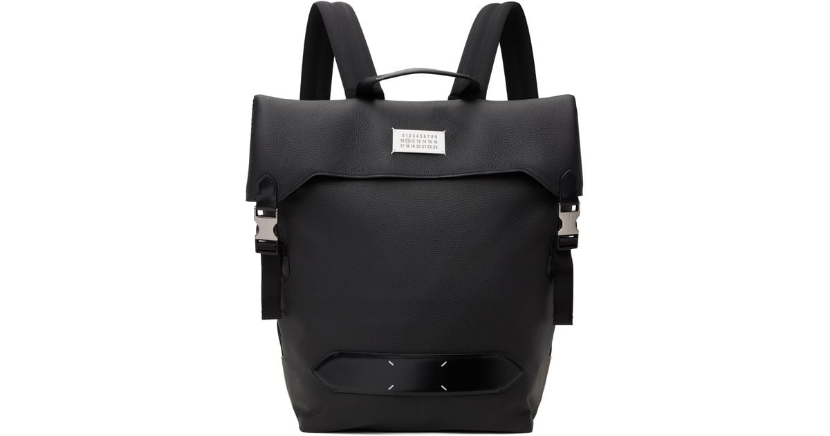 追跡【Maison Margiela】ソフト5ACフラップバックパックブラック 楽天市場】MAISON MARGIELA メゾンマルジェラ バックパック 5AC