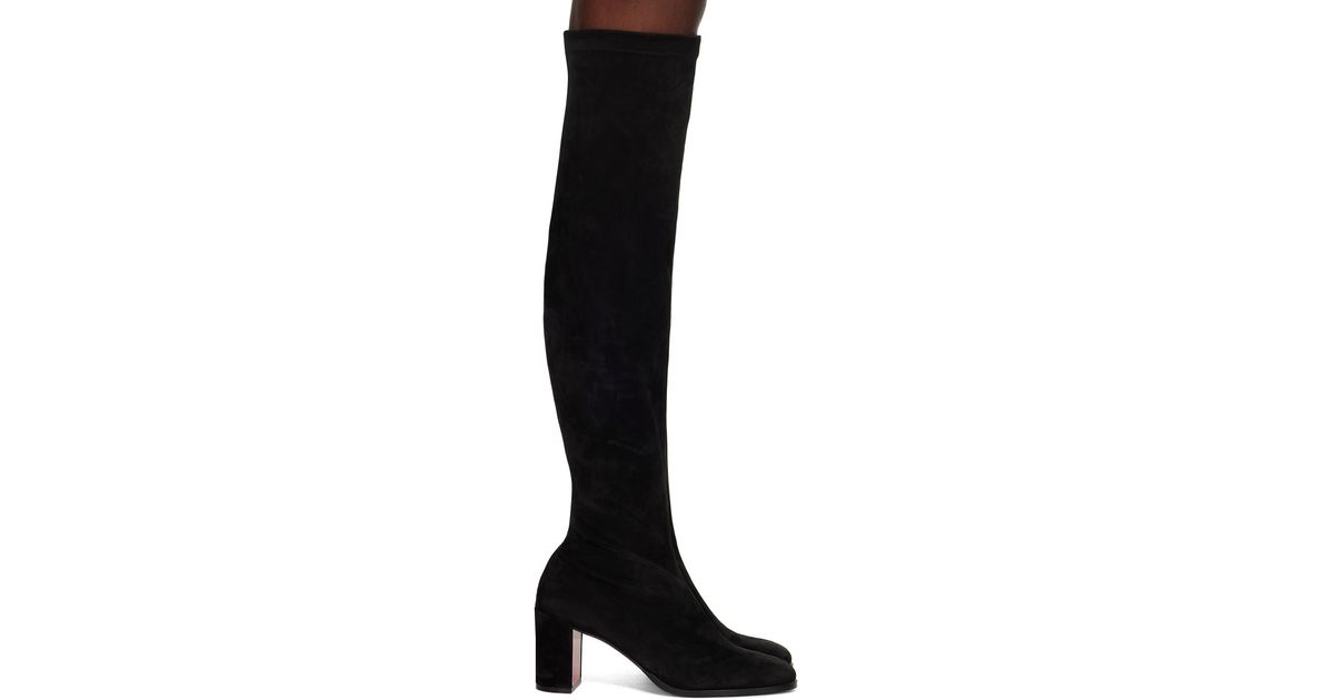 Christian Louboutin Stretchadoxa Suede Over-the-knee Boots Christian Louboutin Stretchadoxa Suede Over-the-knee Boots