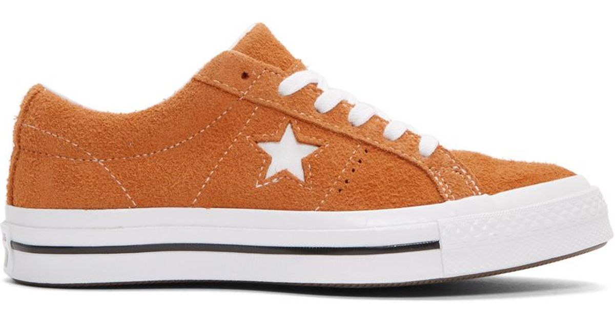orange suede converse