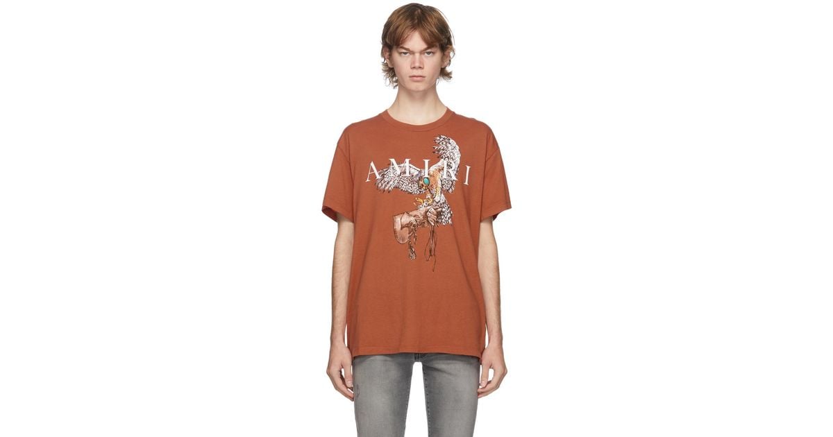 orange amiri shirt