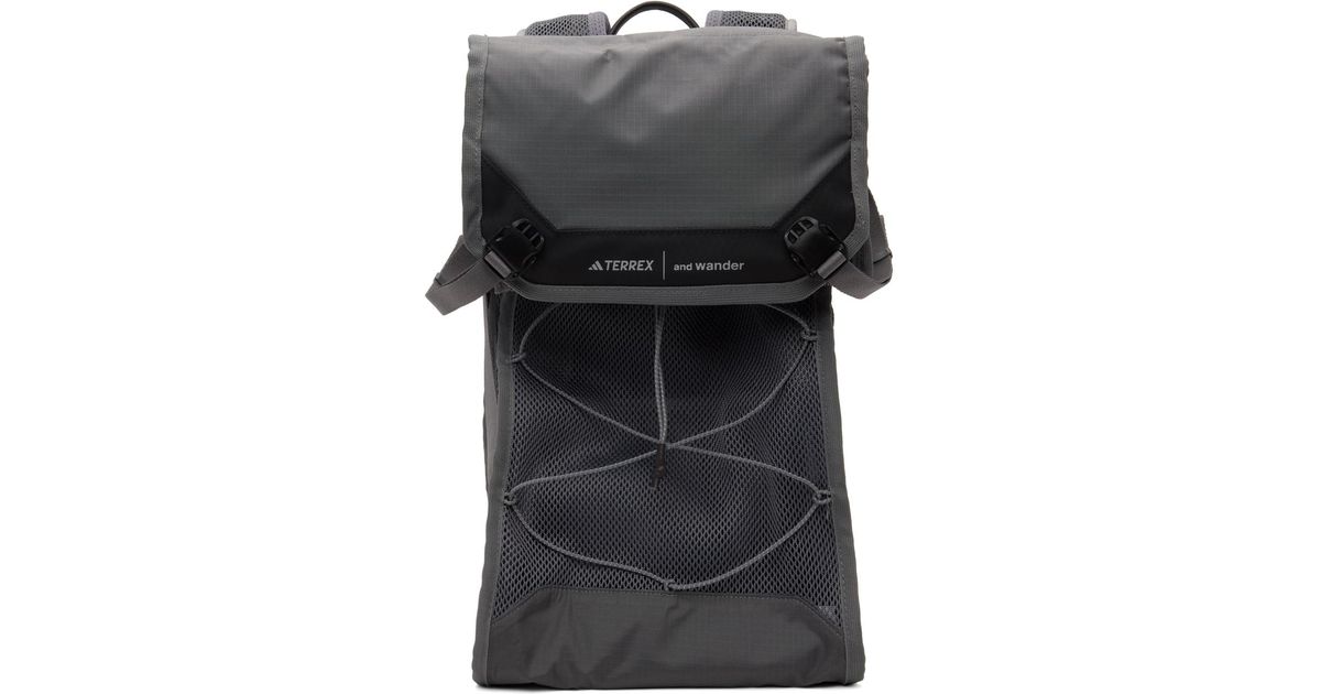 and wander Adidas Terrexエディション グレー Aeroready バックパック