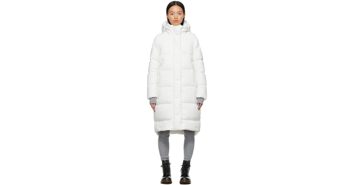 Canada Goose Synthetic ' Label' Down Byward Parka in White - Lyst
