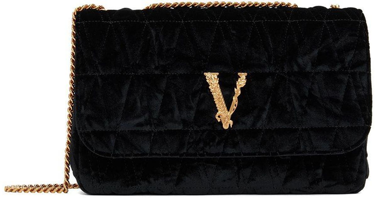 Versace Black Virtus Bag Lyst