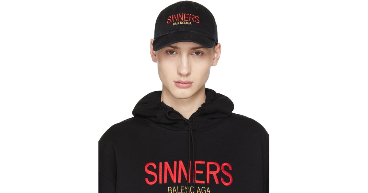balenciaga sinners cap