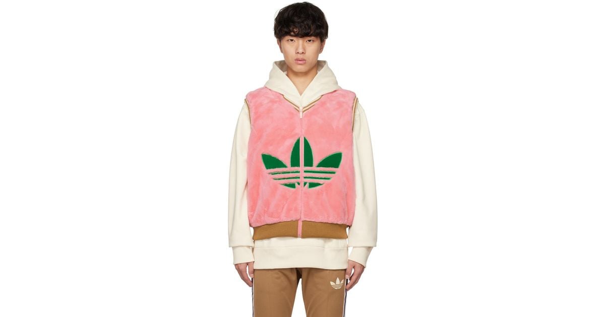 Pink adidas vest deals