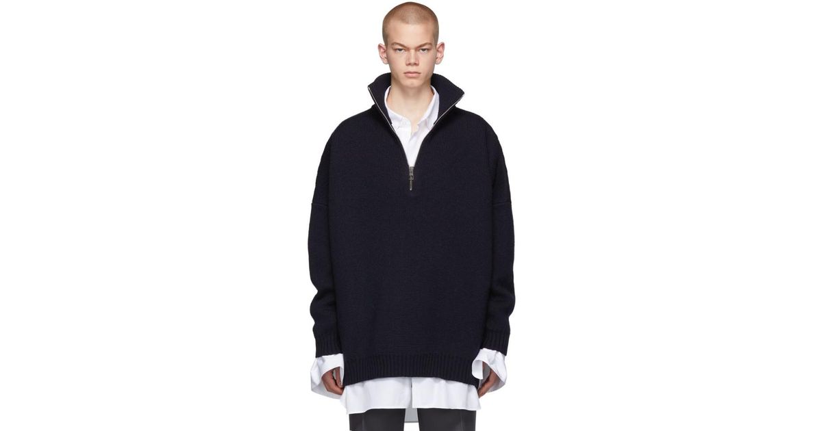 loewe fleece zip sweater