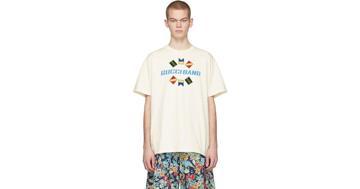 gucci band t shirt