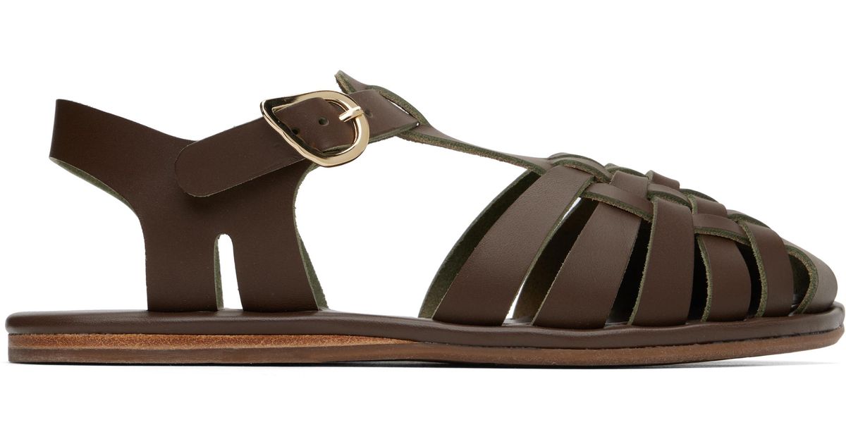 Ancient Greek Sandals Karina Sandals in Black | Lyst
