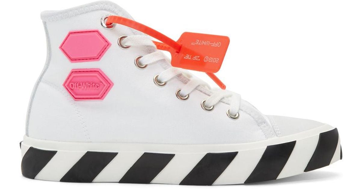 off white vulcanized high top