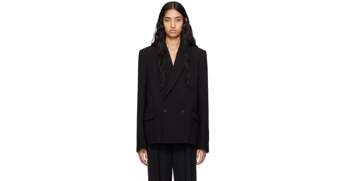 Wardrobe NYC Hailey Bieber Edition Tailored Blazer in Black Lyst UK