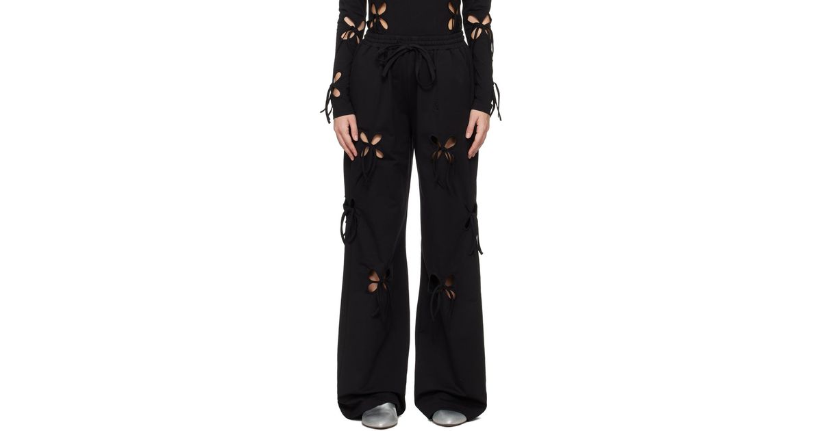 【関税込み】J.Kim ブラック Colorful Petal ラウンジパンツ JKim ブラック Petal ラウンジパンツ ブラック | Lyst