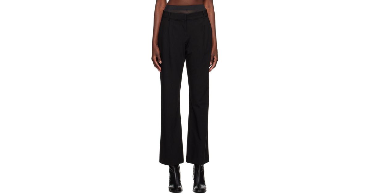 Bec & Bridge Bec + Bridge Mason Slouched Trousers in Black Lyst