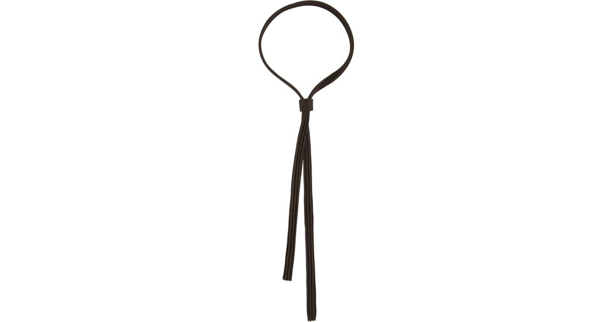 HOMME PLISSÉ ISSEY MIYAKE PLEATS TIE Pleats Tie in Black
