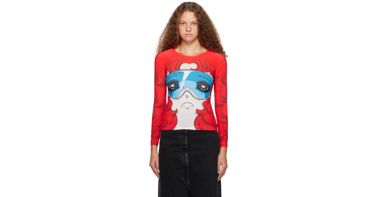 Pushbutton Ssense Exclusive Goggles Girl Long Sleeve T-Shirt in 