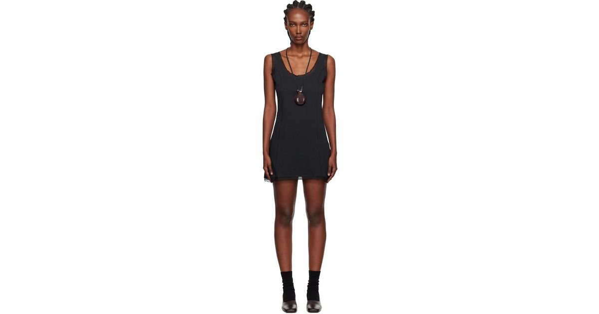 Our Legacy Dusk Minidress in Black | Lyst