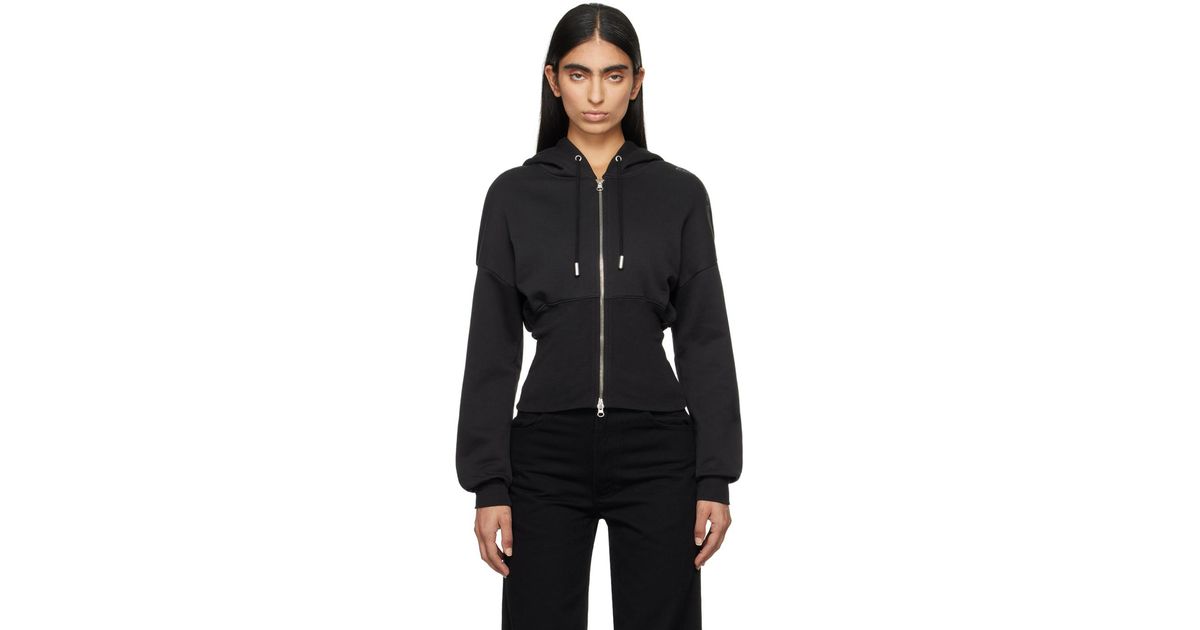 Eckhaus Latta Snatched Hoodie in Black | Lyst UK