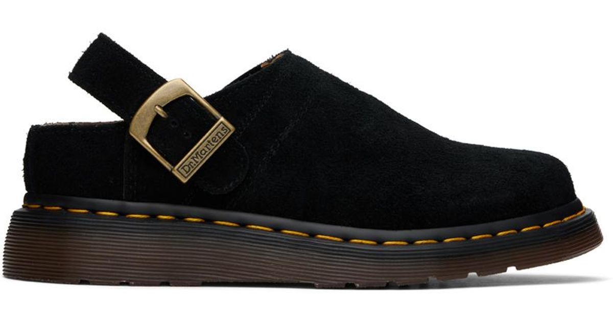 Dr. Martens Isham Mules in Black | Lyst