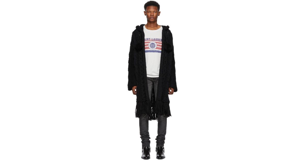 saint laurent baja cardigan