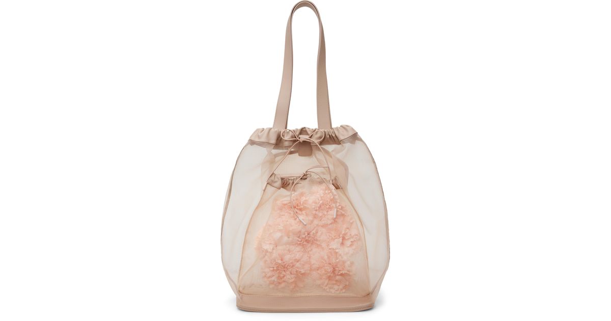 Simone Rocha Carnation Pocket Tote in Pink | Lyst UK