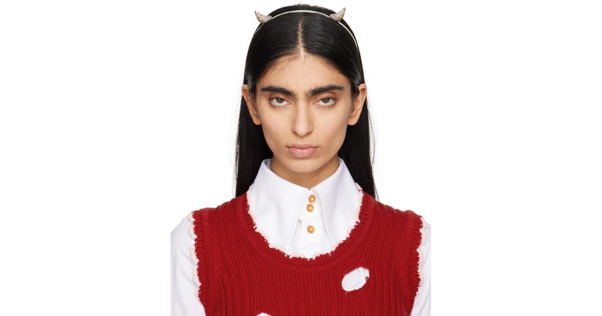 Vivienne Westwood シルバー Vivienne's Horn Alice
