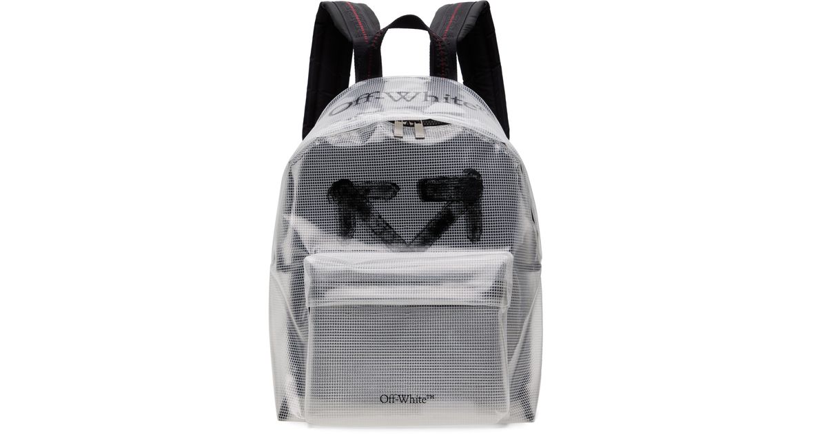 Off-White c/o Virgil Abloh Ripstop Heritage Backpack in Grey for