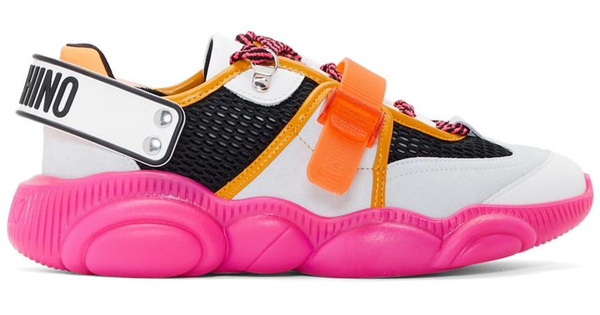 fluo teddy shoes sneakers