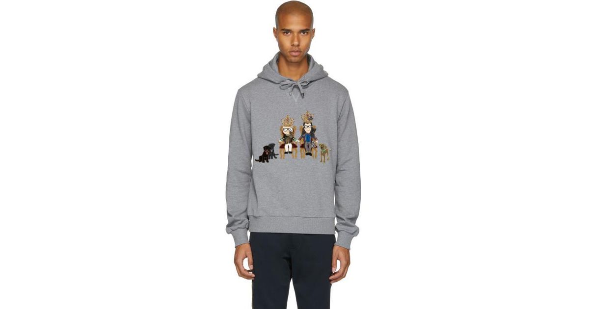 grey hoodie designer