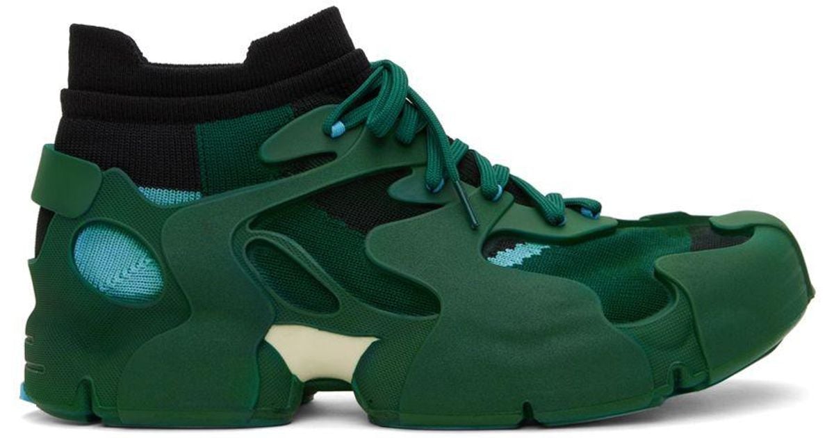 CAMPERLAB Green & Black Tossu Sneakers for Men | Lyst