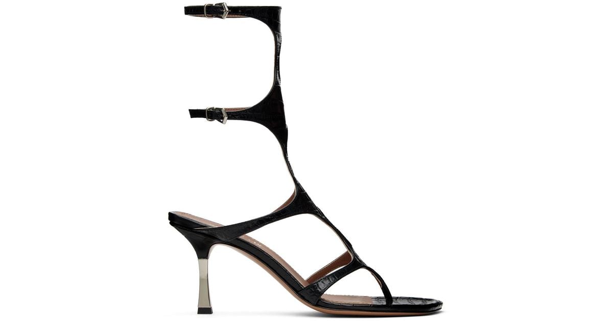 【関税込み】Paris Texas ブラック Uma 75 ヒールサンダル Paris Texas Uma 75 Heeled Sandals in Black | Lyst