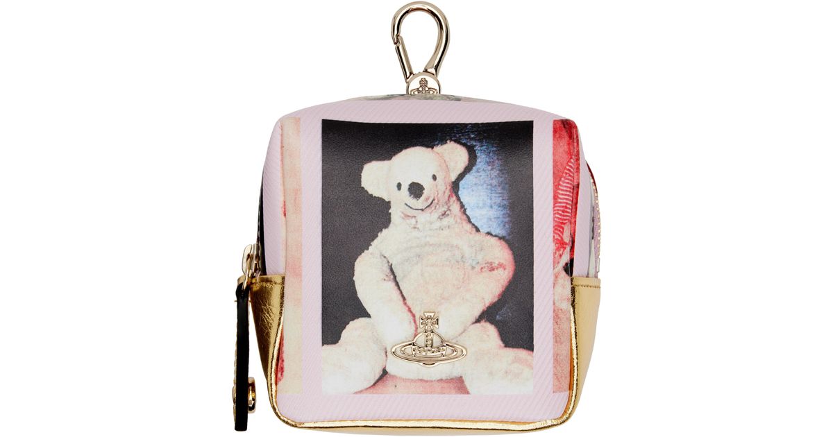 Vivienne Westwood マルチカラー ミニ Teddies Cube レザー コイン 