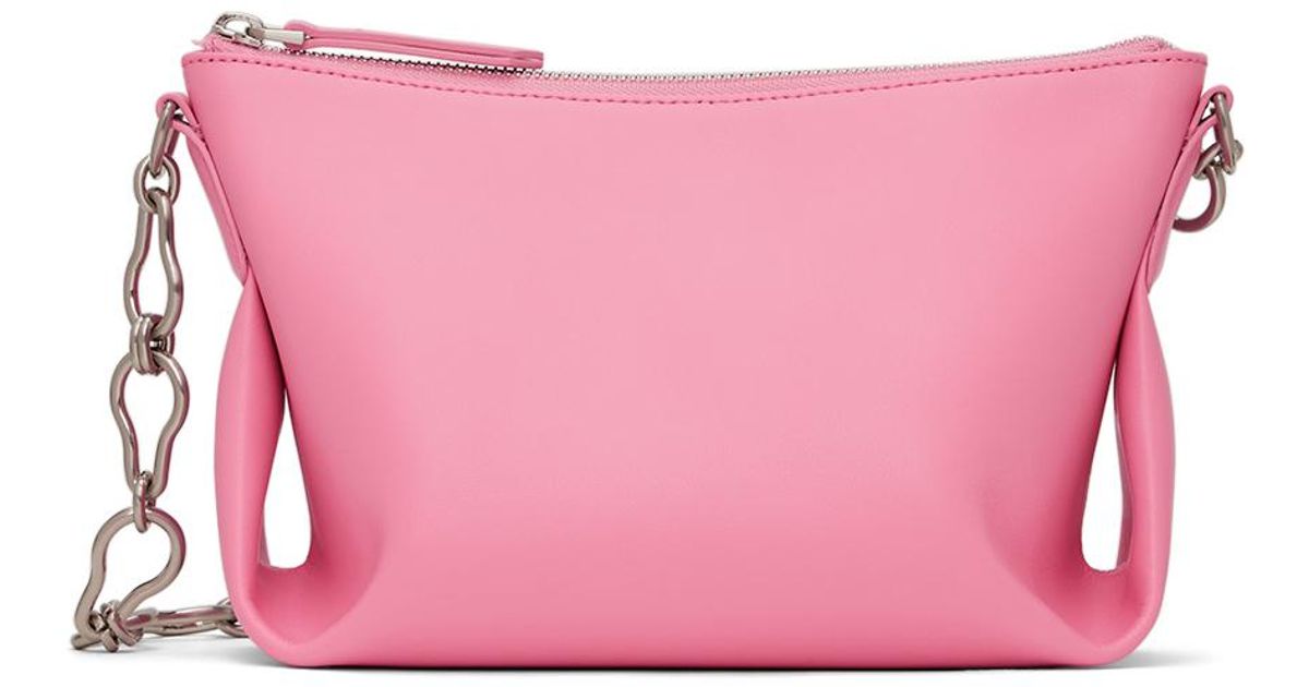 OSOI Leather Bean Chain Shoulder Bag in Fuchsia (Pink) Lyst