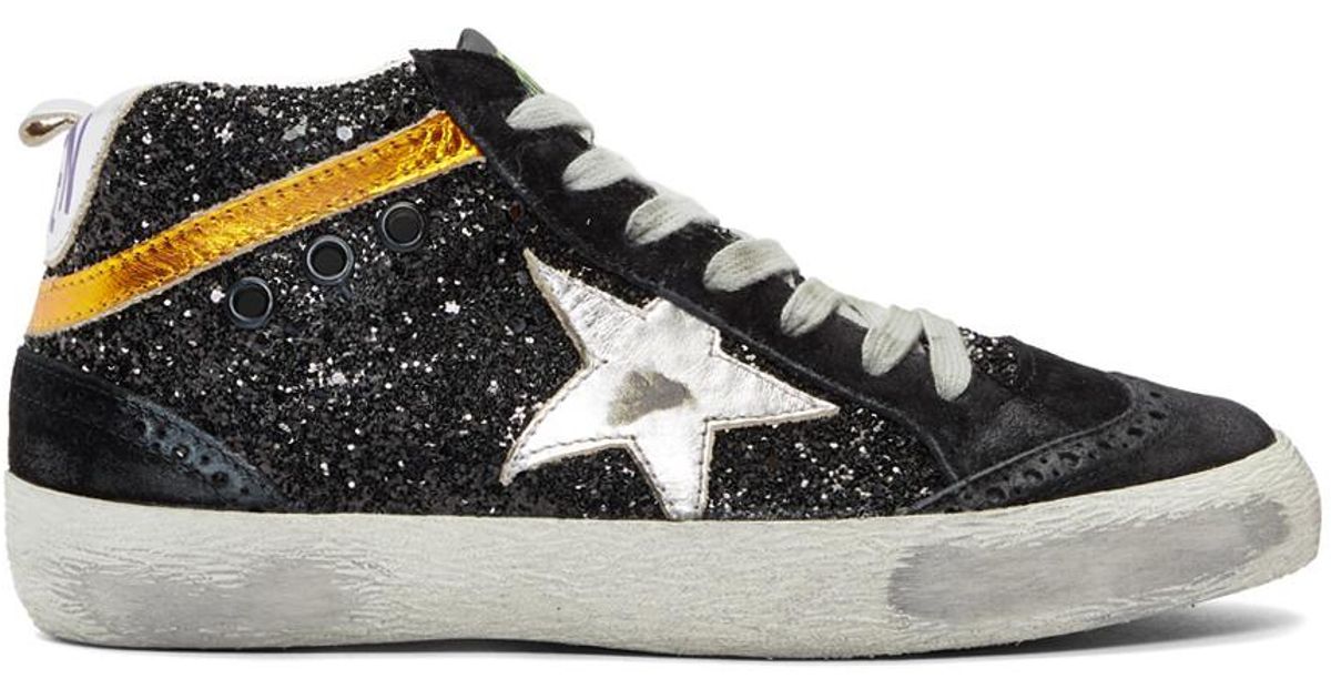 black mid star golden goose