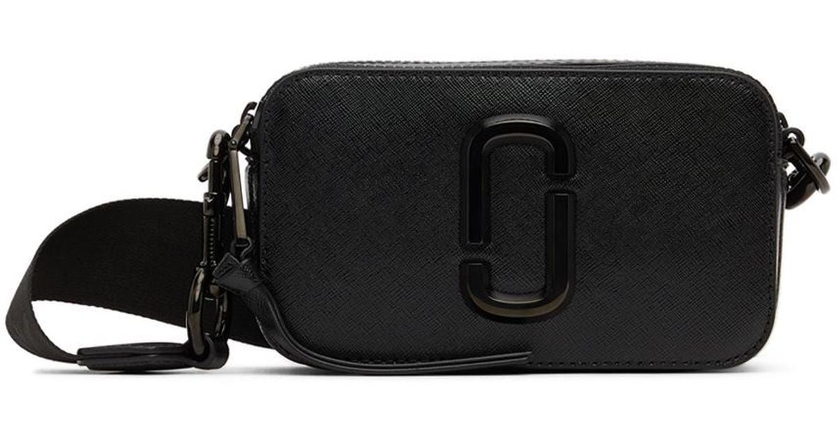 Marc Jacobs Leather 'the Snapshot Dtm' Shoulder Bag in Black Lyst UK
