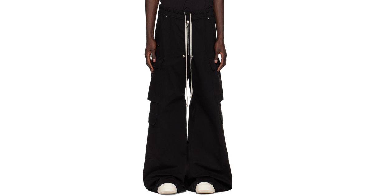 Rick Owens Black Jumbo Bela Cargo Pants for Men | Lyst Rick Owens Black Jumbo Bela Cargo Pants for Men | Lyst