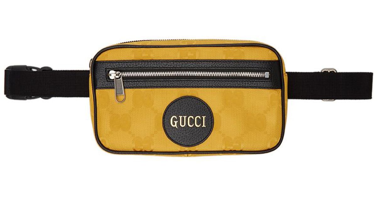 Gucci Canvas Yellow Off The Grid Belt Bag for Men - Lyst
