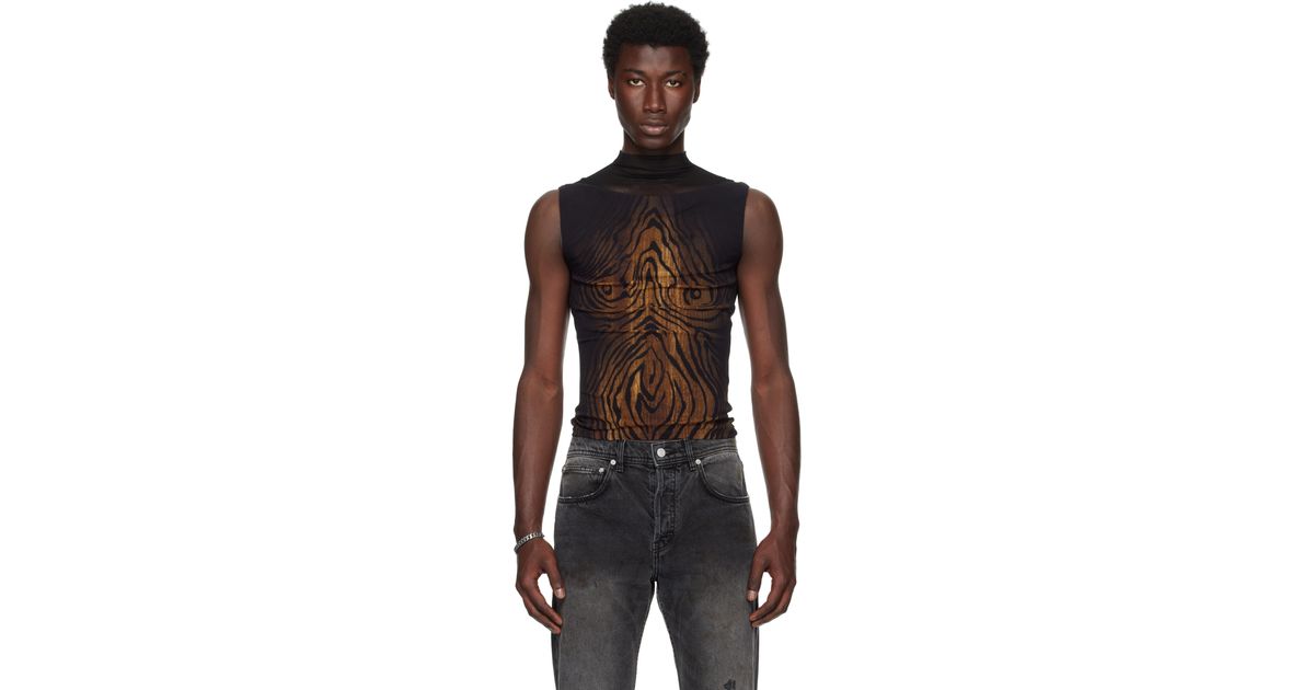 Jean Paul Gaultier 'The Wood' Turtleneck in Black for Men | Lyst