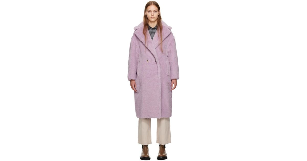 Purple teddy deals bear coat