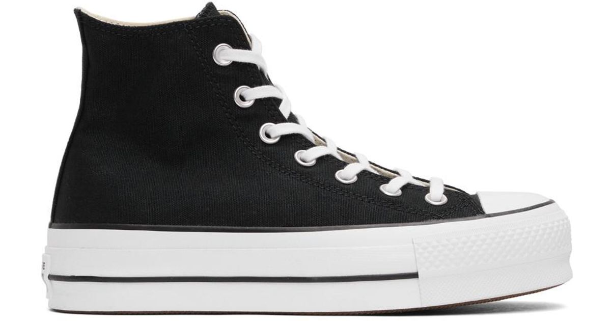 black platform converse canada
