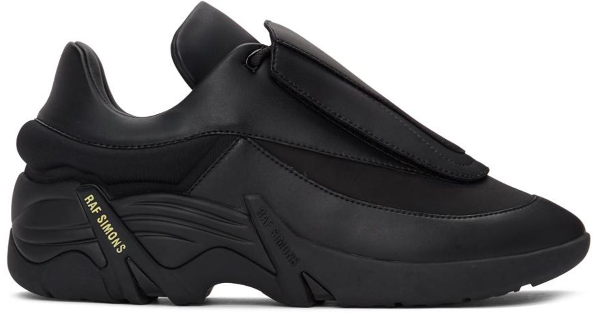 raf simons sneakers black