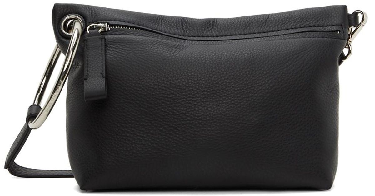 Dries Van Noten Leather Messenger Bag in Black for Men - Lyst