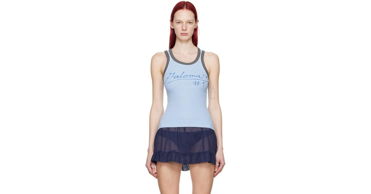 Paloma Wool 'Paloma1' Tank Top in Blue | Lyst Australia