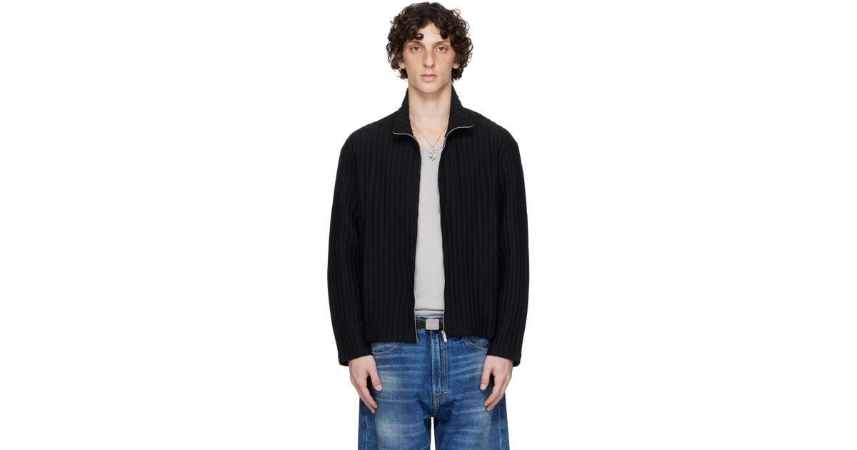トップス OurLegacy EmporioArmani fullzip OUR LEGACY: WORK SHOP Emporio Armani Black Dolcevita Fullzip