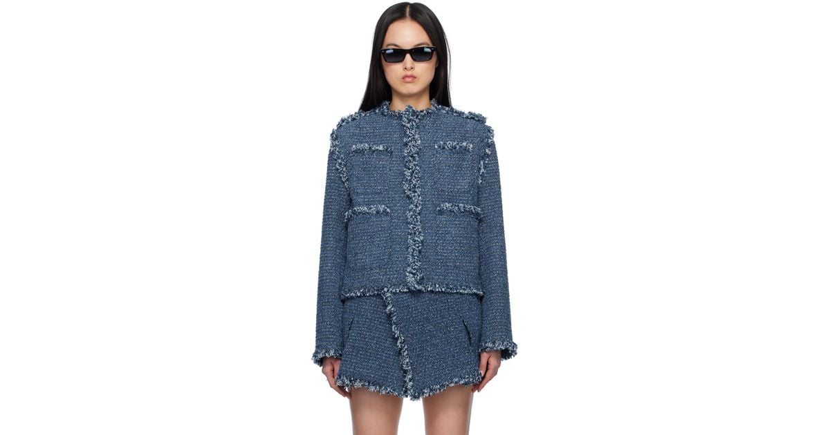 sacaiサカイ★ブルー Punching Denim ジャケット org.jpg