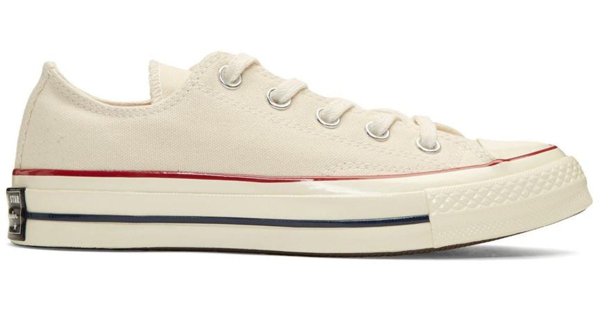 converse blanc cassé