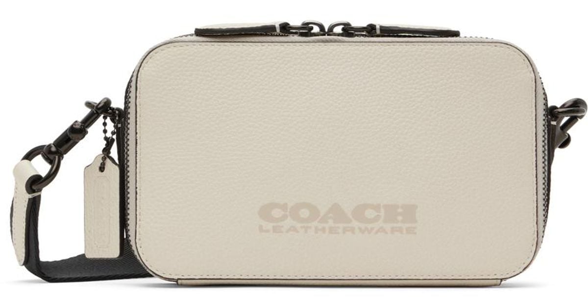 COACH Off Charter Slim Messenger Bag in Black for Men Lyst