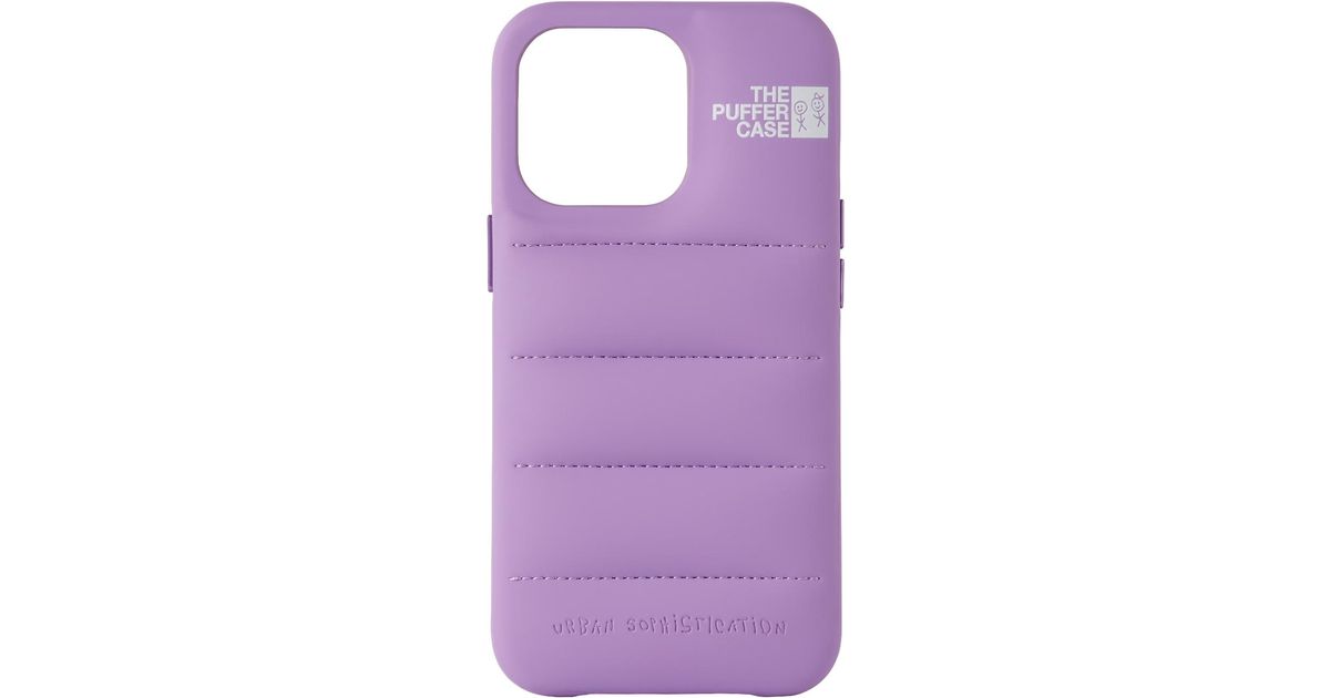 Urban Sophistication 'the Puffer' Iphone 13 Pro Case in Lavender