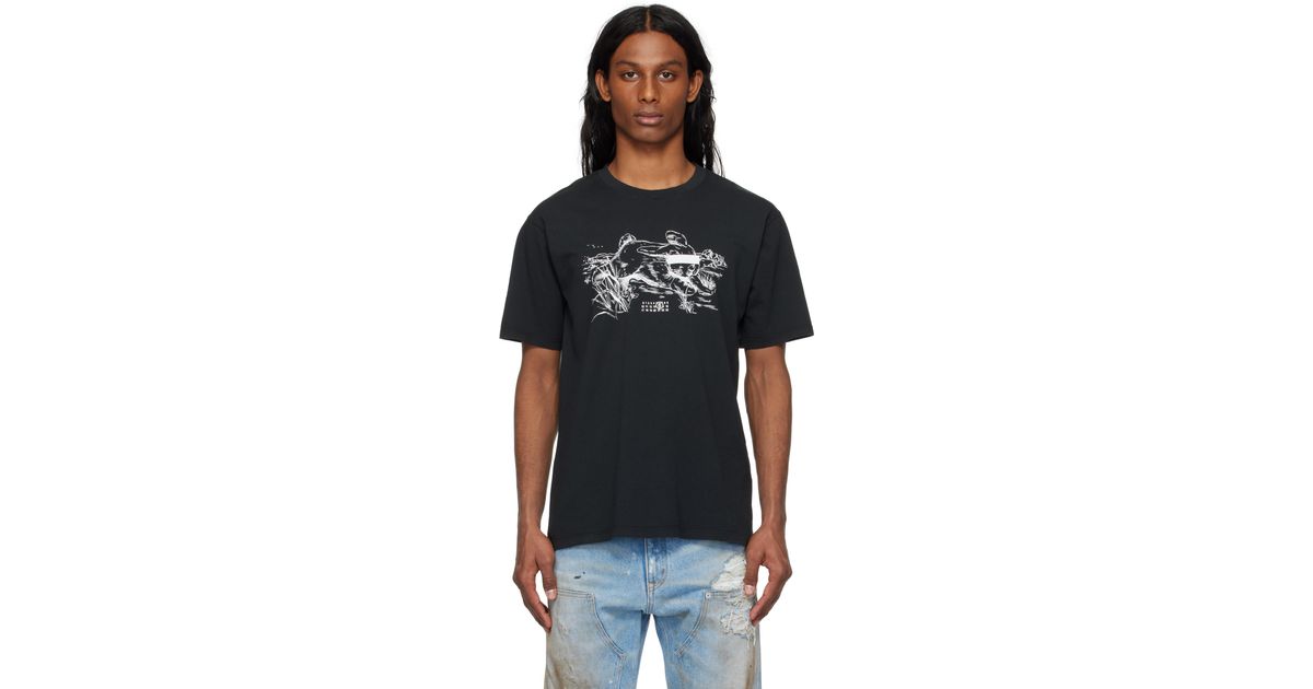 MM6 by Maison Martin Margiela 'Suis Le Lapin Blanc' T-Shirt