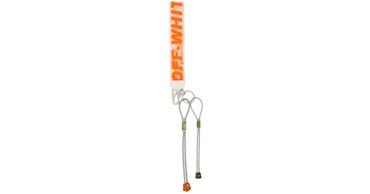 Off white clearance industrial keychain fake